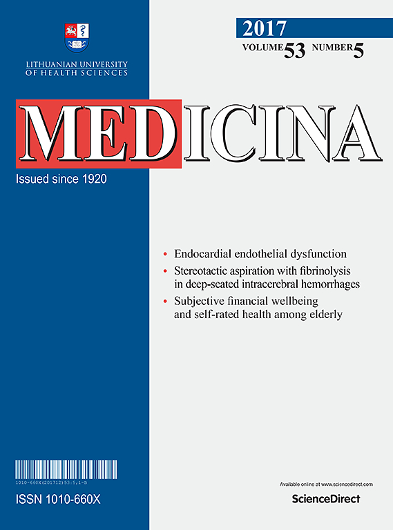 Go to journal home page - Medicina